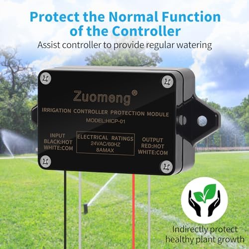 Irrigation Controller Protection Isolator for Multi-Unit Systems, Prevents Interconnection Issues, Compatible with 24 VAC WiFi and Mechanical Sprinkler Systems - Image 3