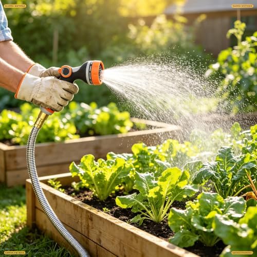 Metal Garden Hose 100 Ft, Stainless Steel Water Hose 100Ft - Image 7