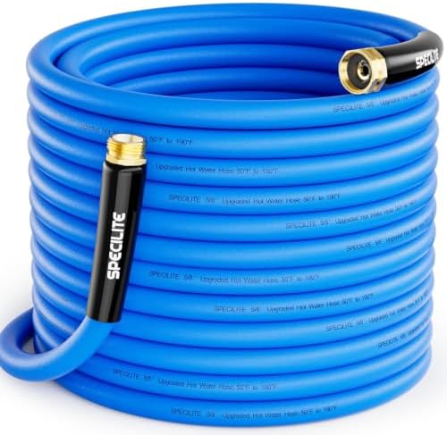 SPECILITE Hot/Cold Garden Water Hose 100 ft x 5/8", -50℉ To 190℉, Blue by SPECILITE
