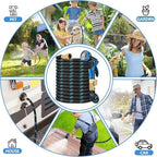 75 FT Non-Expandable Garden Hose, 2026 New Upgraded Flexible Water Hose, Ultra Lightweight Non-Expanding hoses with 10 Function Sprayer, Leak proof, Pressure Resistant for Yard, Outdoor - Image 7