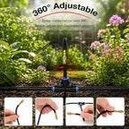 Bluepro 320FT Drip Irrigation System with Brass Splitter & Copper Nozzles - Image 2