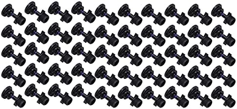 Rotating Sprinkler Double Nozzle 360 Degree Water Sprayer Adjustable Garden Lawn Irrigation System Plastic 50Pcs - Image 4