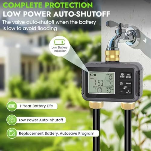 120FT Drip Irrigation System with Smart Water Timer - Image 6