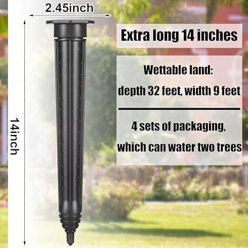 Briwooody 8 Pack 14 Inch Garden Plant Watering Stake Large UV-Protected - Image 2