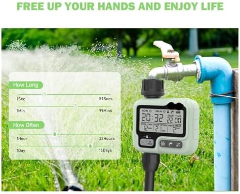 HCT-322 Automatic Water Timer Garden Digital Irrigation Machine Intelligent Sprinkler Used Outdoor to Save Water&Time - Image 6