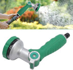Garden Hose Nozzle Heavy Duty, Metal Water Hose Sprayer with 8 Spray Patterns, High Pressure Spray Nozzle Thumb Control On Off Valve for Outdoor Lawn - Image 4
