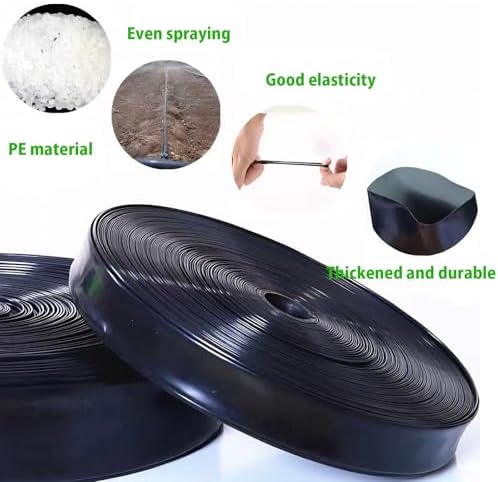 Drip Tape Irrigation Tubing Emitter Spacing Agricultural Water Line black 2 inch 100m 7 holes - Image 6