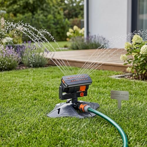 Duokon Automatic Lawn Sprinkler, ABS 360 Degree Rotating Garden Sprinkler - Image 5