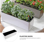 Happyyami 1set Self-Watering Flower Pot Base Automatic Indoor Planter for and Vegetables Design Water Level Indicator for Home and Balcony Gardening - Image 7