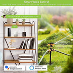 WiFi Sprinkler Timer, Smart Water Timer for Garden Hose, 2 Outlets Hose Timer, Automatic Irrigation Timer with Hub, Up to 20 Watering Plans, Compatible with Alexa and Google Assistant - Image 5