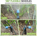 HIRALIY 118FT Drip Irrigation Kit, Quick-Connect Garden Watering System - Image 5