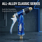 Garden Hose Nozzle, Full Alloy & Brass, 5-Stage Adjustable, 360° Rotation - Image 4