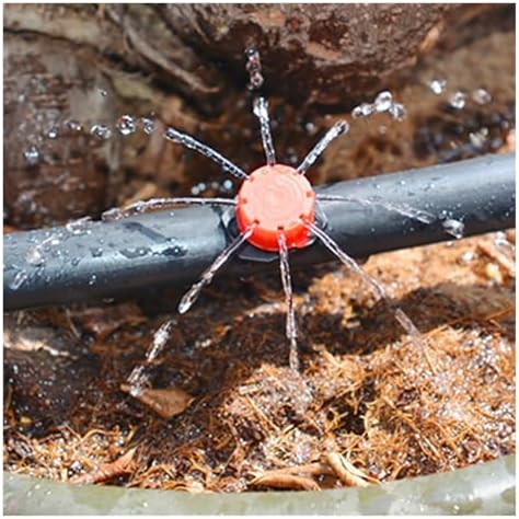 Adjustable Irrigation Drippers Red Automatic Garden Dripper Micro Drip Irrigation Watering Anti-Clogging Emitter Supplies for 4/7mm Hose 300 Pcs - Image 4