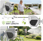 Retractable Garden Hose Reel, 1/2 Inch x 75ft, Wall Mounted Hose Reel - Image 3