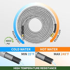 5000PSI Pressure Washer Hose and Gun, 3/8’’ Power Hose 100FT - Image 3