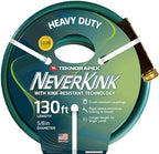 Neverkink 5/8" x 130' Heavy Duty Durable Kink Free Garden Hose by TeknorApex