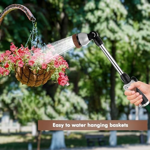 RESTMO Heavy Duty Metal Hose Wand, Watering Wand for Garden Hose - Image 6
