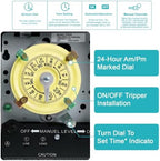 T101R Mechanical Timer Switch Outdoor, Rainproof Metal Enclosure - Image 3