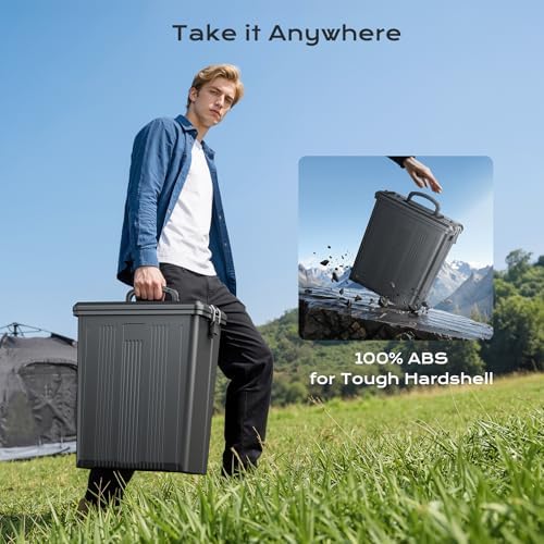 Portable Misting System with with 10000mAh Water Pump, 4 Gallon Large Bucket & 33FT PU Hose - Outdoor Water Misters for Outside Patio Cooling, Backyard, Canopy, Umbrella, Sports, Greenhouse, Camping - Image 6