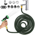 100FT Sink Hose Attachment for Faucet,7 Adapters 10 Spray Nozzle by Amcortn