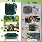 Expandable Garden Hose - 75 ft Expanding Water Hoses, No Kink Lightweight Flexible Hose with 3/4" Solid Fittings and 3-Layer Latex Cores - 75ft Retractable Stretch Car Washing Pipes - Image 6