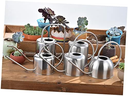 Sosoport 2 Pcs Outdoor/Indoor Watering Can Stainless Steel Auto Watering Long Spout Gardening Tool for Succulents - Image 3