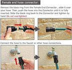 Eden 50 Ft Garden Hose and 10-Piece Hose Connector Set for Sprinkler Systems - Image 7