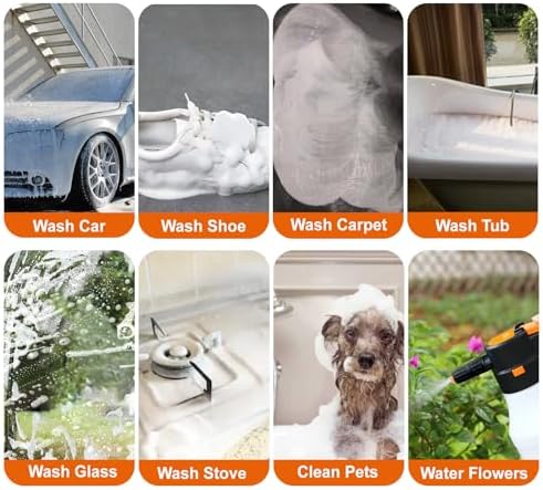 Electric Foam Sprayer with USB, Pressurized Sprayer for Car Washing - Image 7