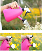 Garden Plant Pressure Spray Plastic Adjustable Watering Can Household Pot Bottle Device(E) - Image 4