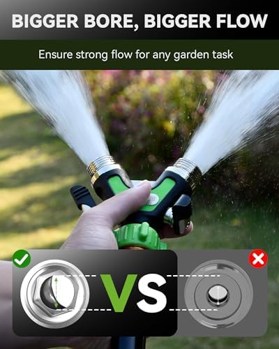 2 Way Hose Splitter & 2 Zone Sprinkler Timer - Dual Programmable Water Timer, Automatic Irrigation System, Anti-Leak Outdoor Faucet Connector for Lawn & Garden - Image 6