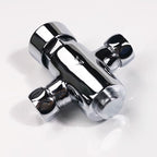 Heavy-duty self-closing shower valve, chrome-plated brass shower controller, wall-mounted shower faucet, suitable for gyms, swimming pools, schools and public facilities (Surface mounted) - Image 6