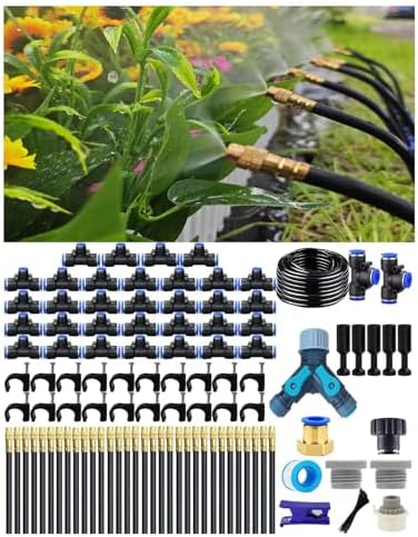 360° Adjustable Drip Irrigation Sprinkler Kit – Garden Watering System by Unknown