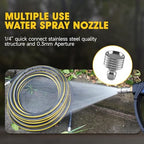 Sewer Jetter Kit for Pressure Washer, 5800PSI Drain Cleaner Hose 1/4 Inch NPT Corner,Showerhead,Rotating rotates,Mushroom Nose,Corner sewer nozzle(150FT) - Image 6