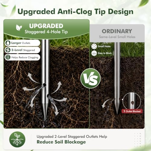 One-Piece Deep Root Watering Tool for Trees with Trigger Handle - Image 4