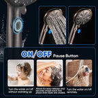 Cobbe 9 Spray Modes Handheld Shower Head, Water-Saving, ORB - Image 3