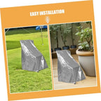 2pcs Garden Hose Reel Cover with Drawstring, 210d Oxford Waterproof - Image 3