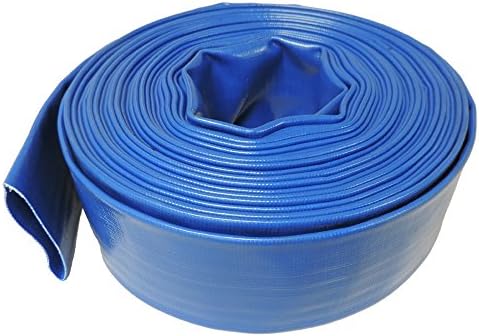 (3" Dia. x 100 ft) - HydroMaxx® 6 Bar Heavy Duty Reinforced PVC Lay Flat Discharge and Backwash Hose by HydroMaxx