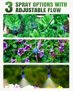 230FT Drip Irrigation System with 1/2" 1/4" Irrigation Tubing and Emitters - Image 2