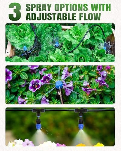 230FT Drip Irrigation System with 1/2" 1/4" Irrigation Tubing and Emitters - Image 2