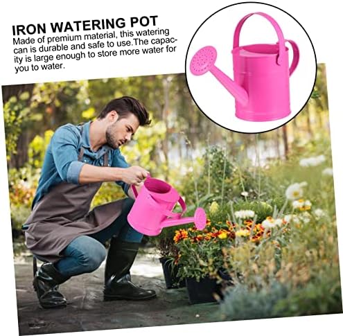 Multi-use Iron Art Watering Pot for Indoor Outdoor Plants Garden Sprayer for Succulents and Air Plants Red Spray Bottle Suitable for Household Gardening - Image 3