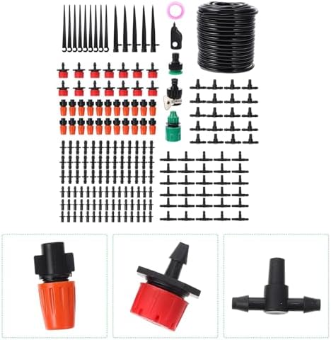 Artibetter DIY Garden Watering Kit Automatic Micro Drip Irrigation System 15m Tubing for Patio Lawn Greenhouse Plant Watering - Image 7