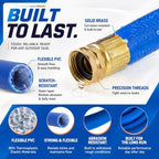 Sivak 1" x 50 ft Commercial Garden Hose 1200psi Burst Lightweight Flexible - Image 4