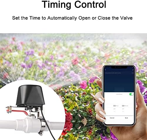 Smart Valve Watering Timer WiFi Electric Water Shutoff Controller Robot Automatically, Compatible with Alexa, Google Assistant - Image 6