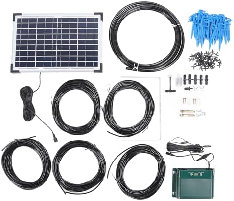 Generic Solar Automatic Drip Irrigation Kit High Efficiency 18V Auto Watering System for Gardens and Greenhouses with 50 Drippers - Image 6