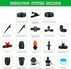 Upgraded Drip Irrigation System, 233FT Automatic Irrigation System, Watering Misting System for Greenhouse/Garden/Yard/Lawn, Micro Drip Irrigation Kit with 1/4 inch 1/2 inch Irrigation Tubing - Image 2