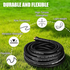 Garden Hose 100FT 5/8", Water Hose with Nozzle, Heavy Duty Flexible Puncture Outdoor Hose for Yard and RV, 100ft Male to Female Fittings, Burst 600 PSI - Image 7