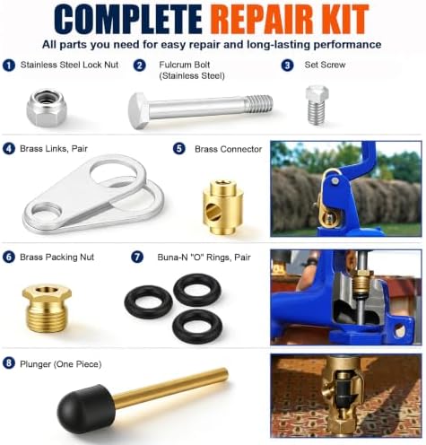 Shimeyao Frost Free Yard Hydrant Head Assembly Complete Repair Kit, Blue - Image 4