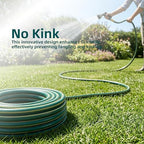 25 ft Heavy Duty Garden Hose 5/8”, Solution4Patio, Male to Female Fittings - Image 5