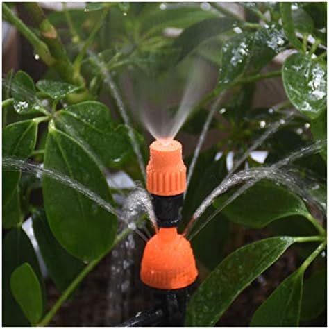 Gardening Watering System Tools Drip Irrigation Atomized Dripper Sprinkler Drip Irrigation System Garden Irrigation Atomized Micro Flow Dripper 4/7mm Hose 35 (Color : Orange) - Image 6