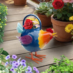 Rooster Metal Watering Can,Cute Watering Can for Indoor Outdoor Plants - Image 6